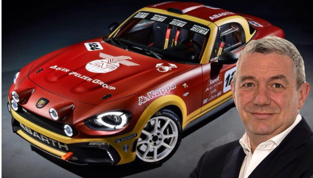 nuova 124 Rally auto da corsa abarth