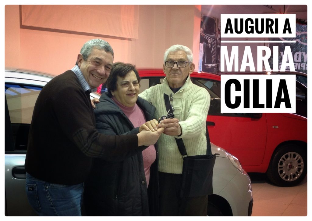 Toti Costanzo consegna chiavi a Maria Cilia