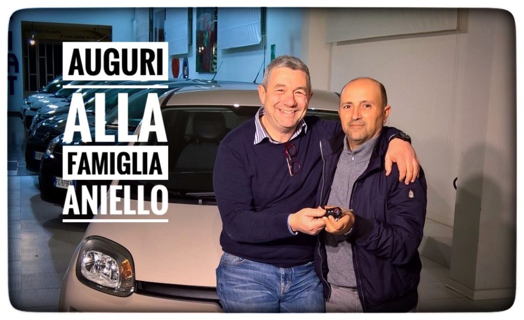 Toti Costanzo Consegna le chiavi della nuova Panda al Sig. Aniello