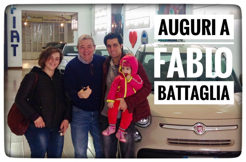 Fabio Battaglia e la sua splendida famiglia.