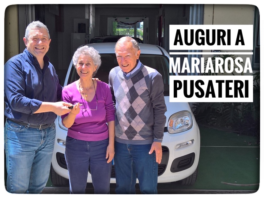 Consegna della Panda di Mariarosa pusateri